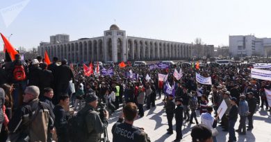 Media in Kyrgyzstan are receiving threats from protesters