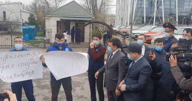 Kazakhstan: journalists hold a rally against police brutality